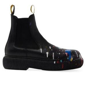 Gallery Dept. x Lanvin Paint Splatter Leather Chelsea Boots